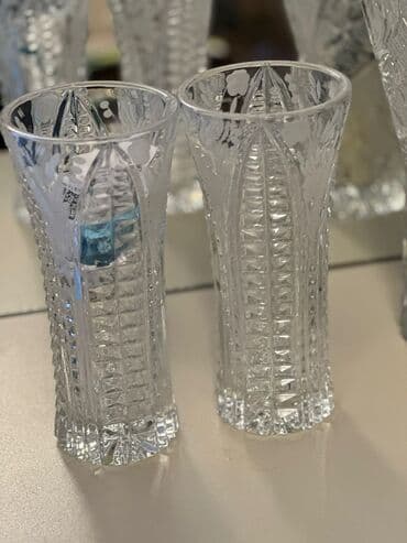 gozel gul sekilleri: Vaza dəsti, Xrustal — 1