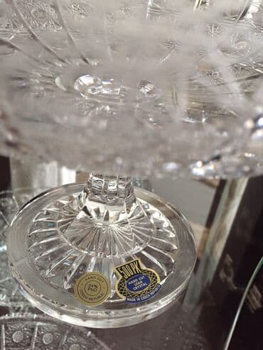 Xalçalar: ŞOK ŞOK ŞPK Bohemia cexya meyve qabı 16 ildi alınıb 130 azn son qoymet — 3