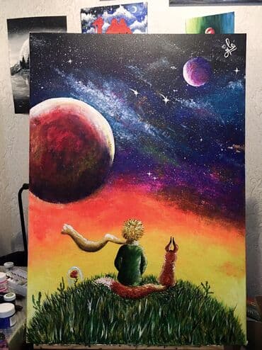 южанка масло: Маленький принц 🌹 Холст(70х100) Картина написана маслом Доставка до — 1