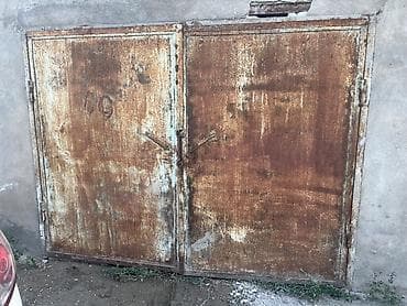 qapi darvaza: Metall qapı – ikitaylı - Material: qalın metal/poza davamlı polad sac — 1