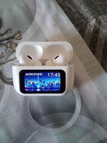 avto maqnitolalar: Borofone TWS simsiz qulaqlıq dəsti – LED ekranlı şarj qutusu ilə — 2