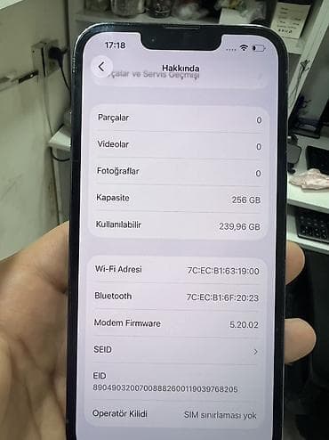 xs max 128: IPhone 13 Pro, 256 GB, Sierra Blue, Barmaq izi, Simsiz şarj, Face ID — 5