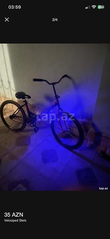 İşlənmiş Şəhər velosipedi Stels, 26", sürətlərin sayı: 1, Ödənişli çatdırılma, Ünvandan götürmə — 4