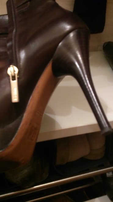 botlar: Ölçü: 39, rəng - Qəhvəyi, Yeni — 6