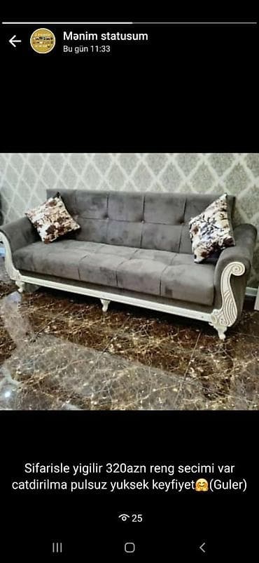 divanlar 2019: İstenilen olcude və rengde duzelir sifariş qebul olunur — 1
