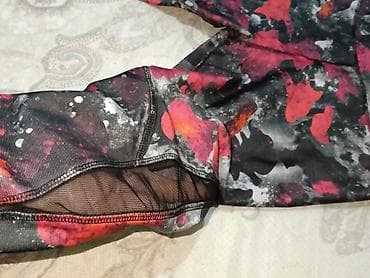 kapri şalvar: Qadın idman taytları – 3 ədəd dəst - Modellər: - Qara 3/4 uzunluqda — 2