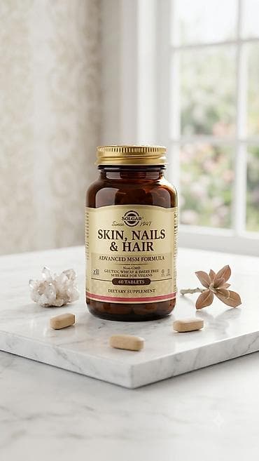 🇺🇸 ABŞ istehsalı – Solgar Skin, Nails & Hair 💇‍♀️✨💅 1947-ci ildən