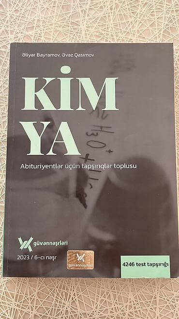 Məhsul: “Kimya – Abituriyentlər üçün tapşırıqlar toplusu” — 1