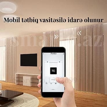 vaz muherrik: Ağıllı motorlu pərdə karnizi. 🎛️Pərdələr pultla, səslə və smartfonla — 2