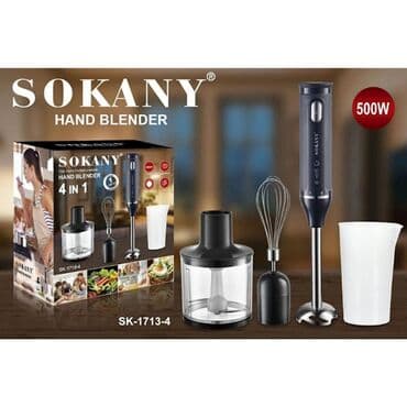 sokany: Portativ blender, Sokany, Yeni, Pulsuz çatdırılma — 1