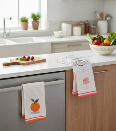 ülker dubai şokoladı: Mətbəx üçün Yeni rəng - Narıncı Pambıq Dəsmal, Ünvandan götürmə — 1