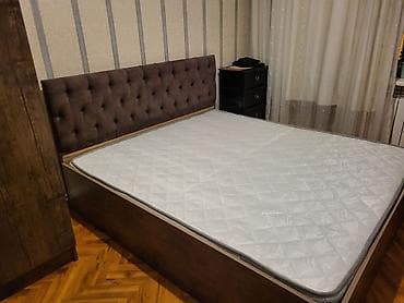 salon üçün mebel: İki nəfərlik yataq dəsti - Ölçü: təxmini 2m x 2.20 sm (şəkillərə — 5