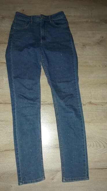 женские джинсы со стразами: Jins . Джинсы. Tezedi.С камнями Сваровски. Hec bir difekt yoxdu. ecemi — 3