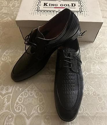 King Gold Footwear kişi ayaqqabısı - Rəng: qara - Model: klassik