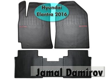 Hyundai elantra 2016 üçün silikon ayaqaltilar. Силиконовые коврики для