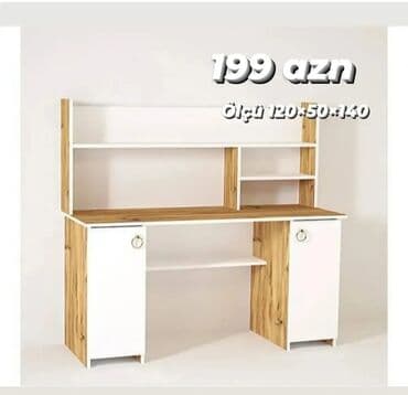 детская парта со стульчиком: Для девочки и мальчика, Новый, С выдвижными ящиками, Письменный стол, Без стульев — 1