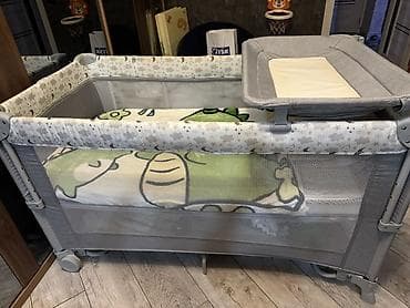 nəni: Uşaq üçün qatlanan manej/çarpayı - 2-si 1-də funksionallıq: həm rahat — 4