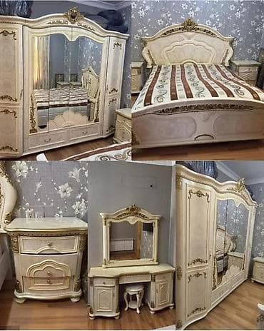 Yataq Dəsti qiyməti 1000 manat dəstə daxildir dolab taxt termo tumba — 1