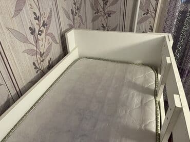 двуспальная кровать с подъемным механизмом: Oğlan və qız üçün, Çarpayı, Matras ilə, Siyirməli, MDF — 1