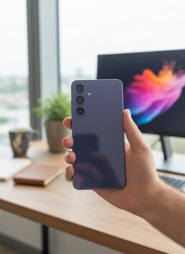 iphone 15 pro max qiyməti: Samsung Galaxy S24+, 256 GB, rəng - Bənövşəyi, İki sim kartlı — 1