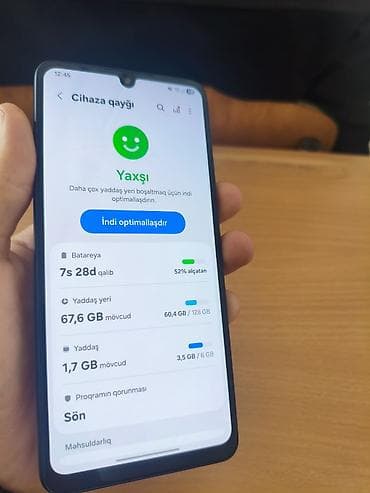 smart tv box x96 mini: Samsung Galaxy A33 5G, 128 GB, rəng - Qara, İki sim kartlı — 3