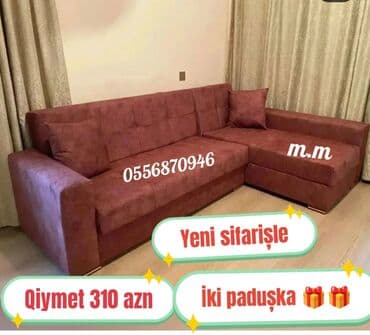 divan açılan: Künc divan, Qonaq otağı üçün, Parça, Bazalı, Açılan, Kitab — 9