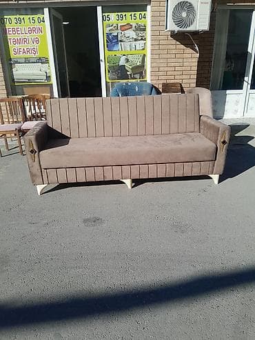 qonaq mebel: Divan, Açılmayan, Bazasız, Vеlur parça — 1