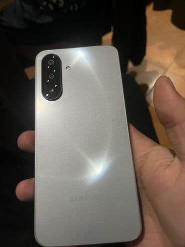 ıkıncı el telefon: Samsung Galaxy A56, 128 GB, rəng - Gümüşü, Face ID — 5