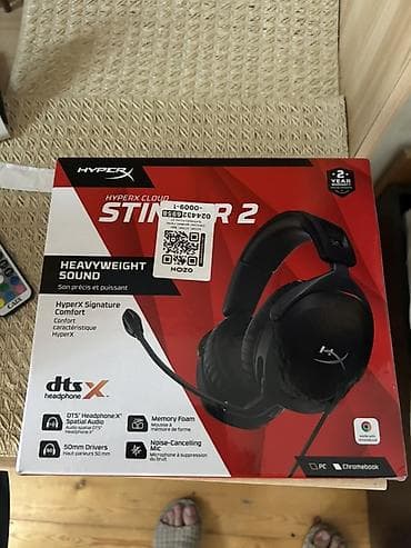 HyperX Cloud Stinger 2 oyun qulaqlığı - Güclü səs: 50 mm sürücülər