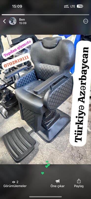 evdə masaj xidməti 2021: Yeni, Saş kəsimi kreslosu — 1