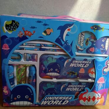 продленка для школьников: Set şəklində uşaqlar üçün xəttkeş yontan karandaş penal pozan — 6