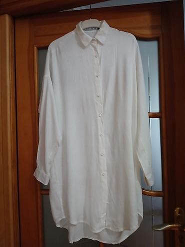 cins: Brend: CARRACHO Hicablı xanımlar üçün uzun kətan rubaşka Model: Uzun — 3