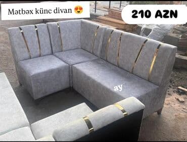 kunc divanlar işlenmiş: Künc divan, Açılmayan, Bazasız, Parça, Ünvana pulsuz çatdırılma — 2