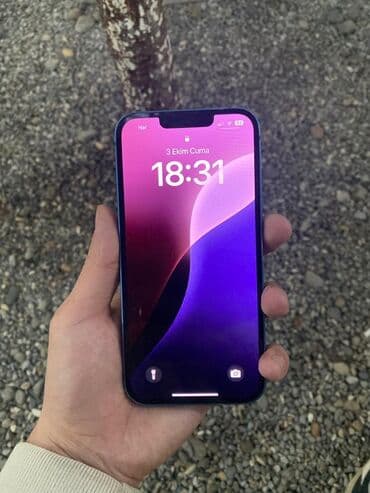 IPhone 13, 128 GB, Göy, Face ID