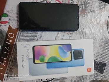 Xiaomi Redmi 10A – mavi rəng Paket məzmunu: - Telefon - Orijinal qutu