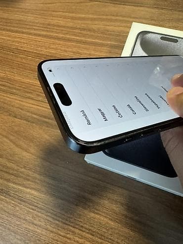 mac pro: IPhone 15 Pro, 256 GB, Black Titanium, Simsiz şarj, Face ID, Sənədlərlə — 4