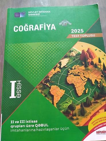 Məhsul: “Coğrafiya 2025 – Test Toplusu” (I hissə) demek olar heç — 1
