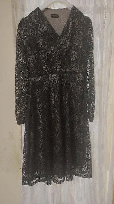 beli: Qara krujeva don (44 beden) ikinci əl - Model: Dizə qədər uzunluqda — 1