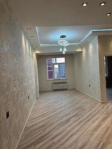 8 mikrorayon satilan evler: Yeni təmirli mənzil interyeri - Müasir dizaynlı otaqlar: açıq rəng — 6