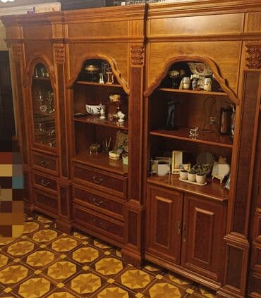 1 kub taxta nece kvadratdir: Б/у, Распашной, Угловой шкаф, Сервант, Италия — 8