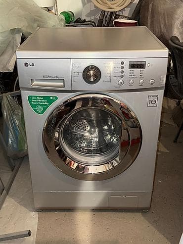 əl ventilyatoru: Paltaryuyan maşın LG, 8 kq, Qurutmasız — 2
