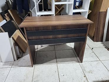 Sifarişlə ev mebeli: Düz masa, Polkasız, Siyirməli, Teksturalı laminat — 4