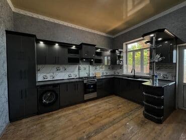 işlənmiş qaz sobası: Sifarişlə mətbəx dəsti, Özü çəkən petlələr, MDF, Kredit yoxdur, Pulsuz çatdırılma — 1