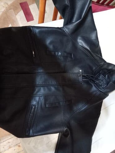 Pencəklər: Kurtka, Dəri, Payız, 4XL — 2