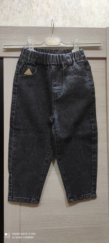 детские джинсовые кепки: Cins şalvar, Uniseks, 3 - 4 yaş — 2