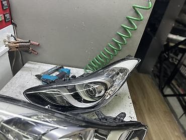 hunday disk teker: Komplekt, Yaxın və uzaq vuran işıqlar Hyundai, 2014 il, Orijinal, Almaniya, İşlənmiş — 2