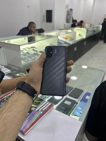 Redmi 12C, 128 GB, rəng - Qara, Barmaq izi