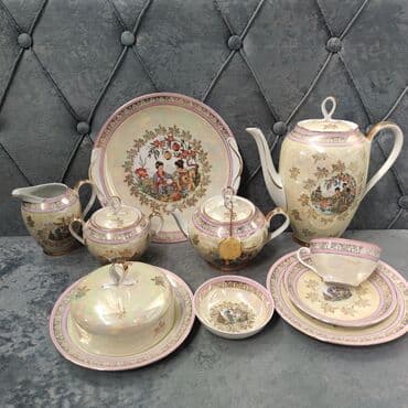 Çay dəsti, rəng - Çəhrayı