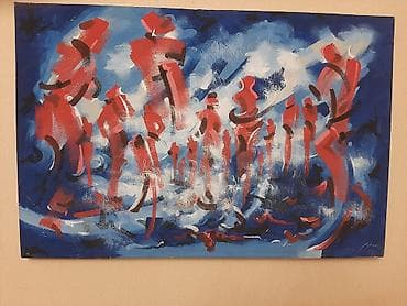 Rəsm əsəri Ölçü: 80×120 sm Kətan, akrilik boya Qiymət: 600 AZN