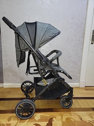 Коляски: Классическая прогулочная коляска, Б/у — 10